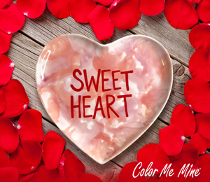 Color Me Mine - Frankfort Candy Heart Plate