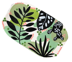 Color Me Mine - Frankfort Leaf Charcuterie Board
