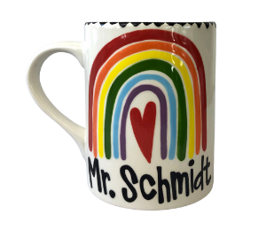 Color Me Mine - Frankfort Rainbow Heart Mug