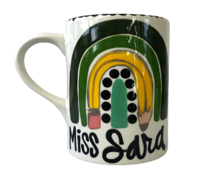 Color Me Mine - Frankfort Green Rainbow Mug