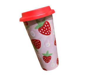Color Me Mine - Frankfort Strawberry Travel Mug