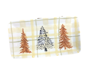 Color Me Mine - Frankfort Pines And Plaid Platter