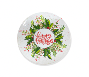 Color Me Mine - Frankfort Holiday Wreath Plate