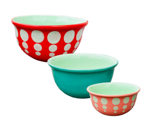 Color Me Mine - Frankfort Retro Mixing Bowls