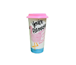 Color Me Mine - Frankfort Flamingo Travel Cup