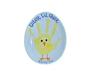 Color Me Mine - Frankfort Little Chick Egg Plate