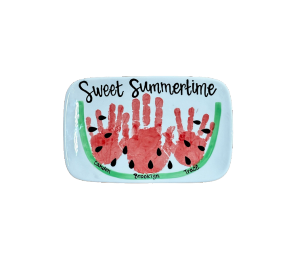 Color Me Mine - Frankfort Watermelon Plate