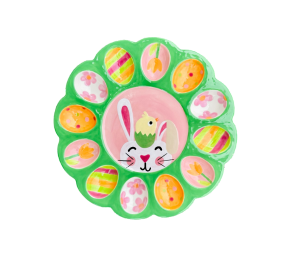 Color Me Mine - Frankfort Easter Sherbet Egg Plate