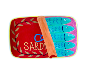 Color Me Mine - Frankfort Sardines Dinner Plate