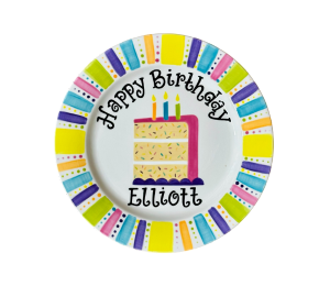 Color Me Mine - Frankfort Birthday Cake Plate
