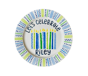 Color Me Mine - Frankfort Let's Celebrate Plate